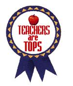 Teachers are TOPS ribbon